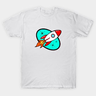 Atomic Rocket Retro T-Shirt